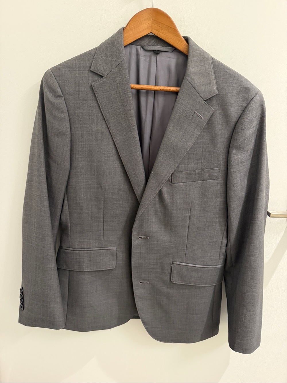 Bonobos Gray Two-Button Men's Suit Jacket